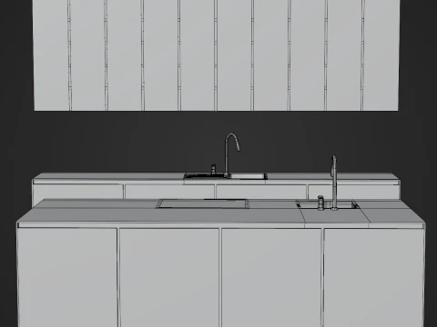 रसोई सेट 3D मॉडल