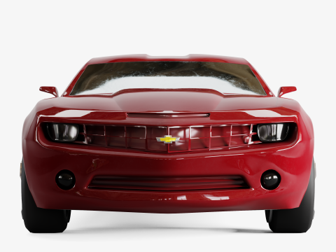 Camaro Car Free 3D Модель