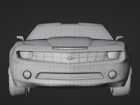 Camaro Car Free 3D Модель