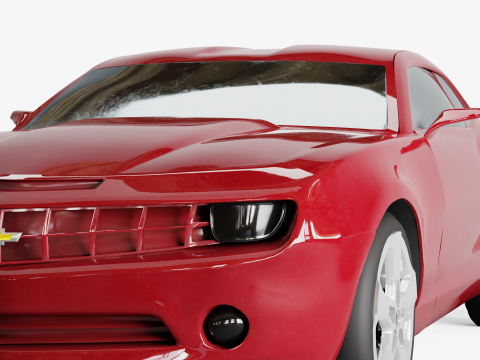 Camaro Car Free 3D Модель