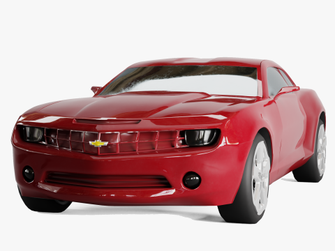Camaro Car Free 3D Модель