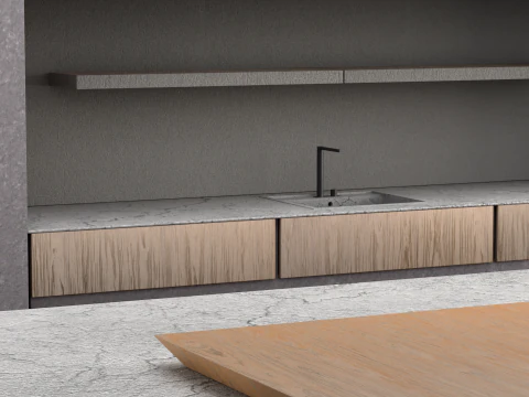 रसोई सेट 6 3D मॉडल