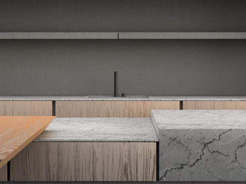 रसोई सेट 6 3D मॉडल