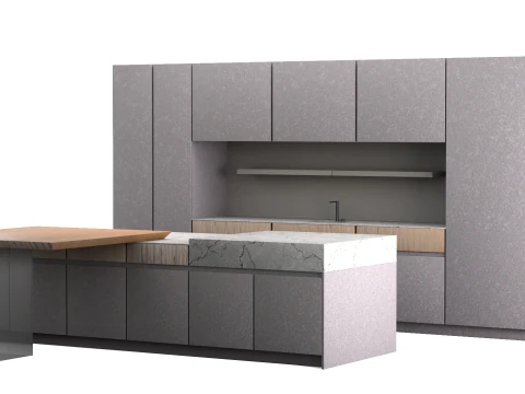 रसोई सेट 6 3D मॉडल