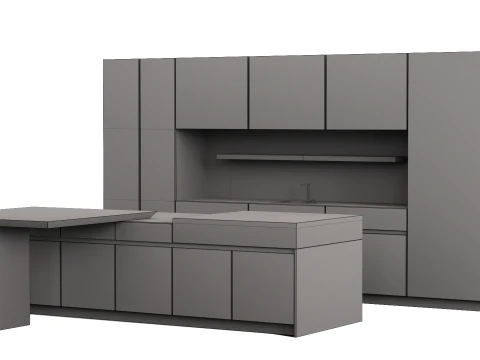 रसोई सेट 6 3D मॉडल