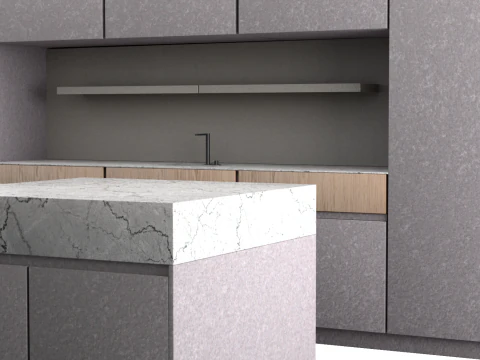 रसोई सेट 6 3D मॉडल