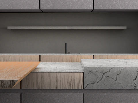 रसोई सेट 6 3D मॉडल