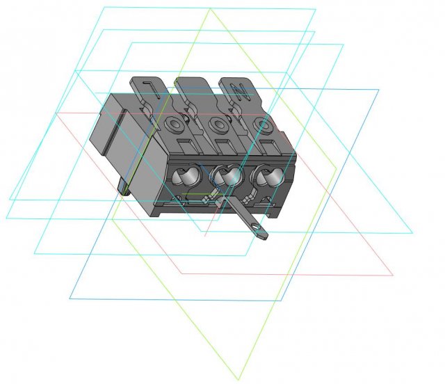 aag stucchi 1673 - a - 43 terminal block Model 3D .c4d .max .obj .3ds .fbx .stl .blend 