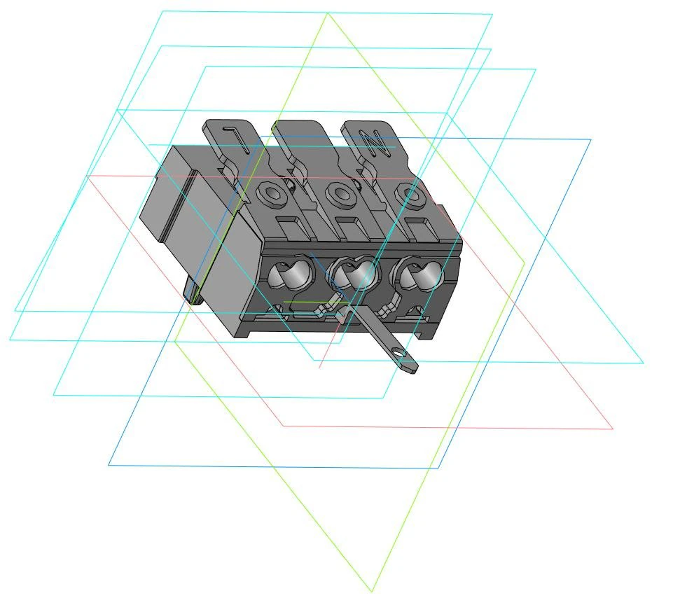 aag stucchi 1673 - a - 43 terminal block 3D Model .c4d .max .obj .3ds .fbx .stl .blend 