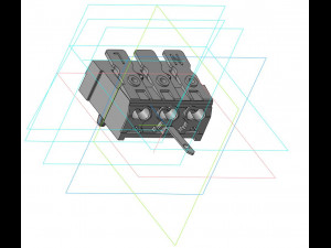 aag stucchi 1673 - a - 43 terminal block 3D Model