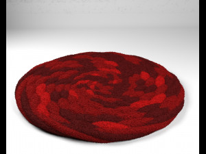 circular rug Modèle 3D