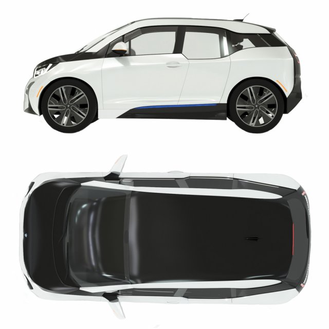 suv i3 3D 模型 .c4d .max .obj .3ds .fbx .stl .blend