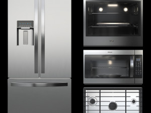 whirlpool appliances collection 3D मॉडल