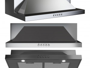 whirlpool hood collection 3D 模型