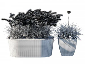 Pot Plant collection 03 3D Model
