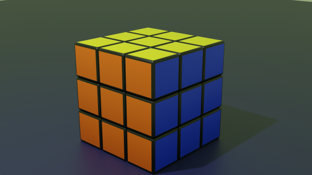 rubiks cube Modelo 3D .c4d .max .obj .3ds .fbx .stl .blend 