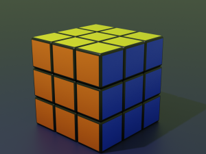 rubiks cube 3D Model