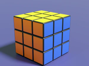 rubiks cube 3D Model