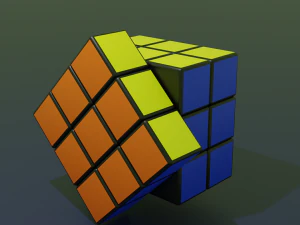 rubiks cube 3D Model