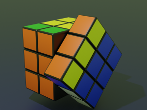 rubiks cube Modelo 3D
