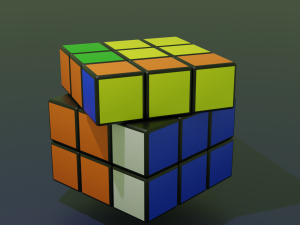 rubiks cube Modelo 3D
