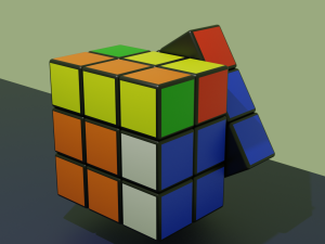 rubiks cube Modelo 3D