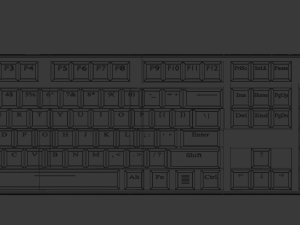 keyboard 3D 모델