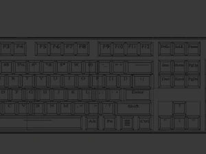keyboard 3D Model