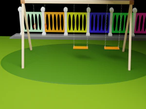 parco giochi formato fbx obj Modello 3D