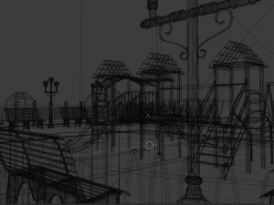 playground fbx format obj 3D Model
