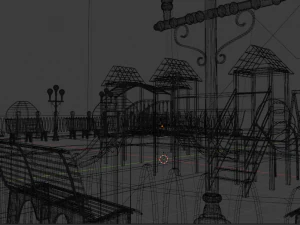 parco giochi formato fbx obj Modello 3D