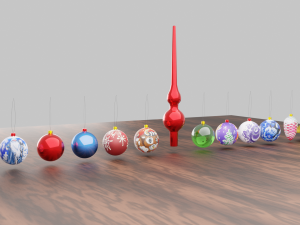 christmas tree toy 3D Model