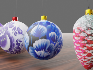 christmas tree toy 3D Model