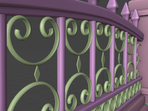 fence 3D 모델