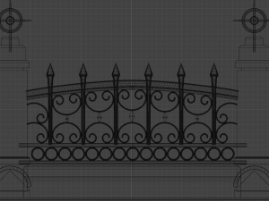 fence 3D 모델