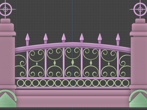 fence 3D 모델