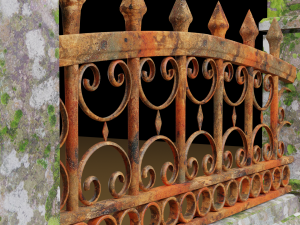 fence 3D 모델