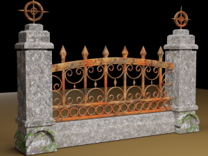 fence 3D 모델