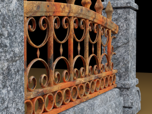 fence 3D 모델