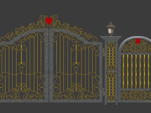 gate Modelo 3D