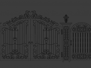 gate Modelo 3D