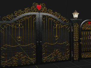 gate Modelo 3D