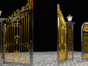 gate Modelo 3D