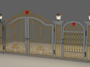 gate Modelo 3D