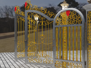 gate Modelo 3D