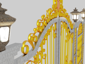 gate Modelo 3D