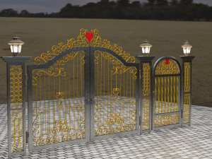 gate Modelo 3D