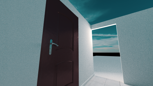 metal door 3D 模型 .c4d .max .obj .3ds .fbx .stl .blend 