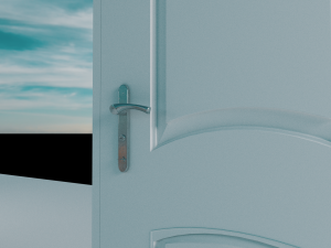 metal door 3D 模型
