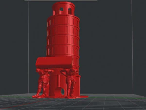 piza holder 3D Model